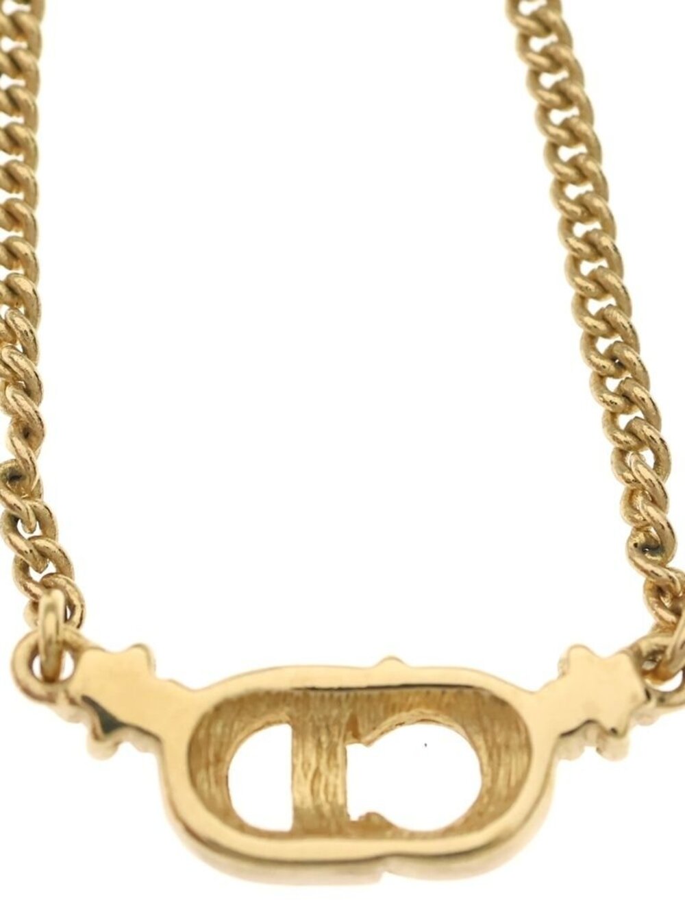 Dior CD Logo Chain Necklace Gold - Picture 5 of 6